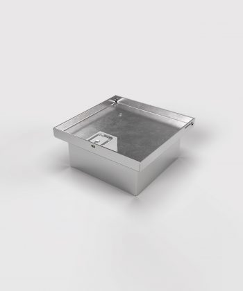 Bodensteckdose 2003B Deckel geschlossen ohne Bodenbelag