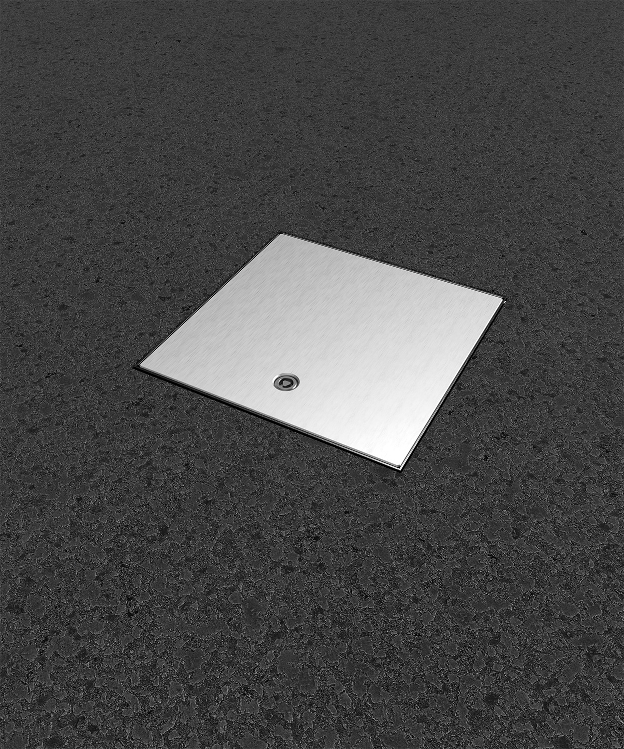 Bodentank 2004A Deckel geschlossen im Boden eingebaut