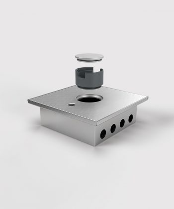 Bodentank 2008Q Deckel geschlossen Tubus zerlegt und angehoben