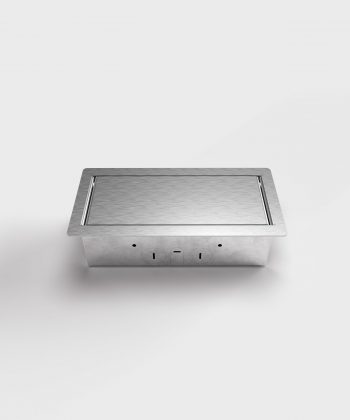 Bodensteckdose 3303E Deckel geschlossen