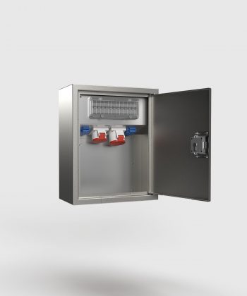 Wandverteiler 5622E Tür geöffnet Farbe DB701