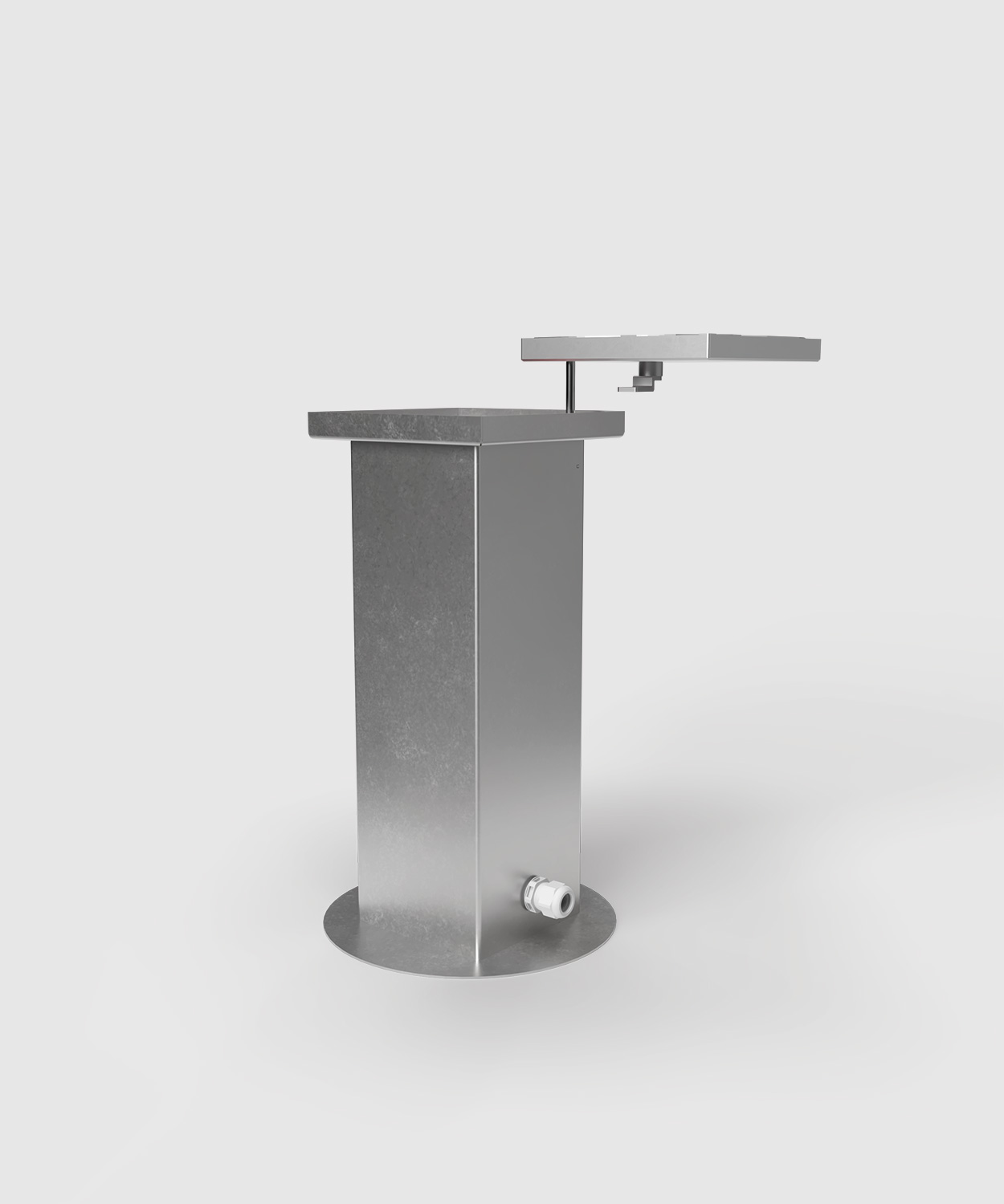 Bodentank 6710 Deckel offen Ansicht seitlich