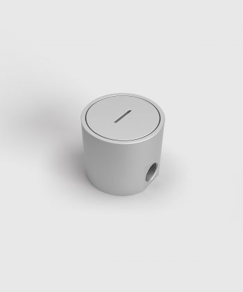 Bodensteckdose 7701AW für den Aussenbereich Deckel geschlossen IP67