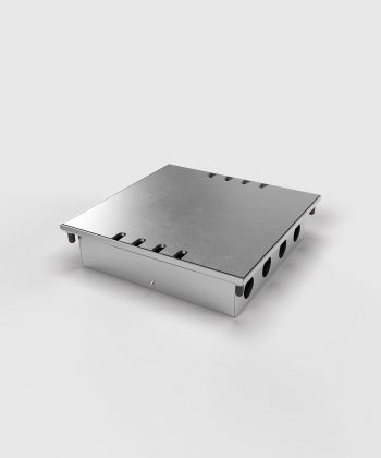 Bodentank 8808B Deckel geschlossen mit Kabelauslass