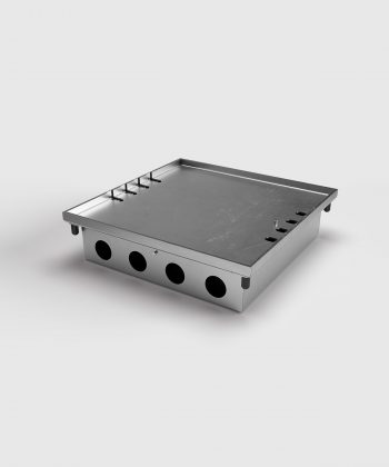 Bodentank 8808T 8 Steckplätze ausgebaut Deckel geschlossen ohne Bodenbelag