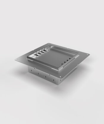 Hohlbodentank 8908H Deckel geschlossen mit Kabelausschnitten