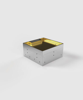 Bodentank 8908MB Deckel und Rahmen aus Messing Deckel geschlossen