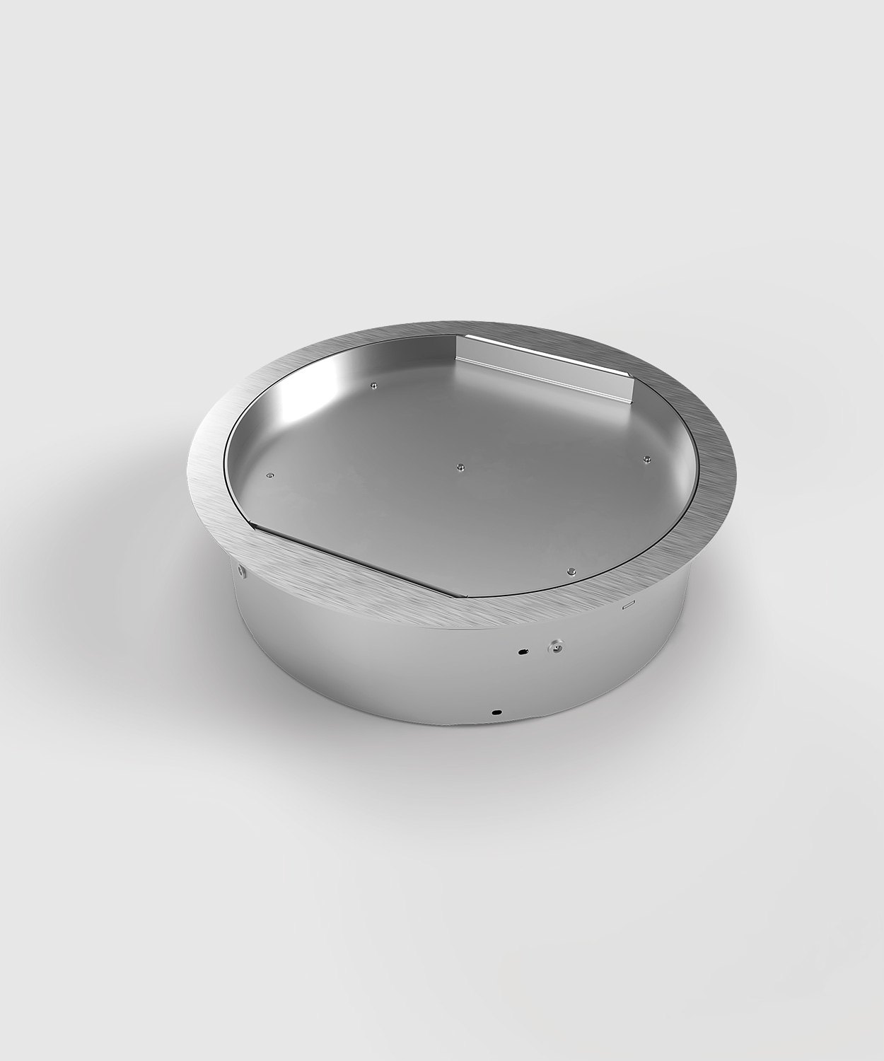 Zugdose 9110B rund für Unterflursystem