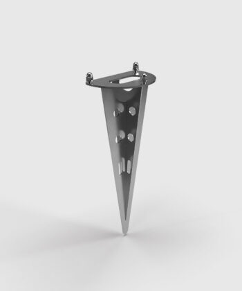 Bodenanker BAES301 aus Edelstahl für die Steckdosen-Säule ES301