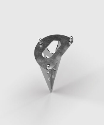 Bodenanker BAES301 aus Edelstahl Ansicht von oben