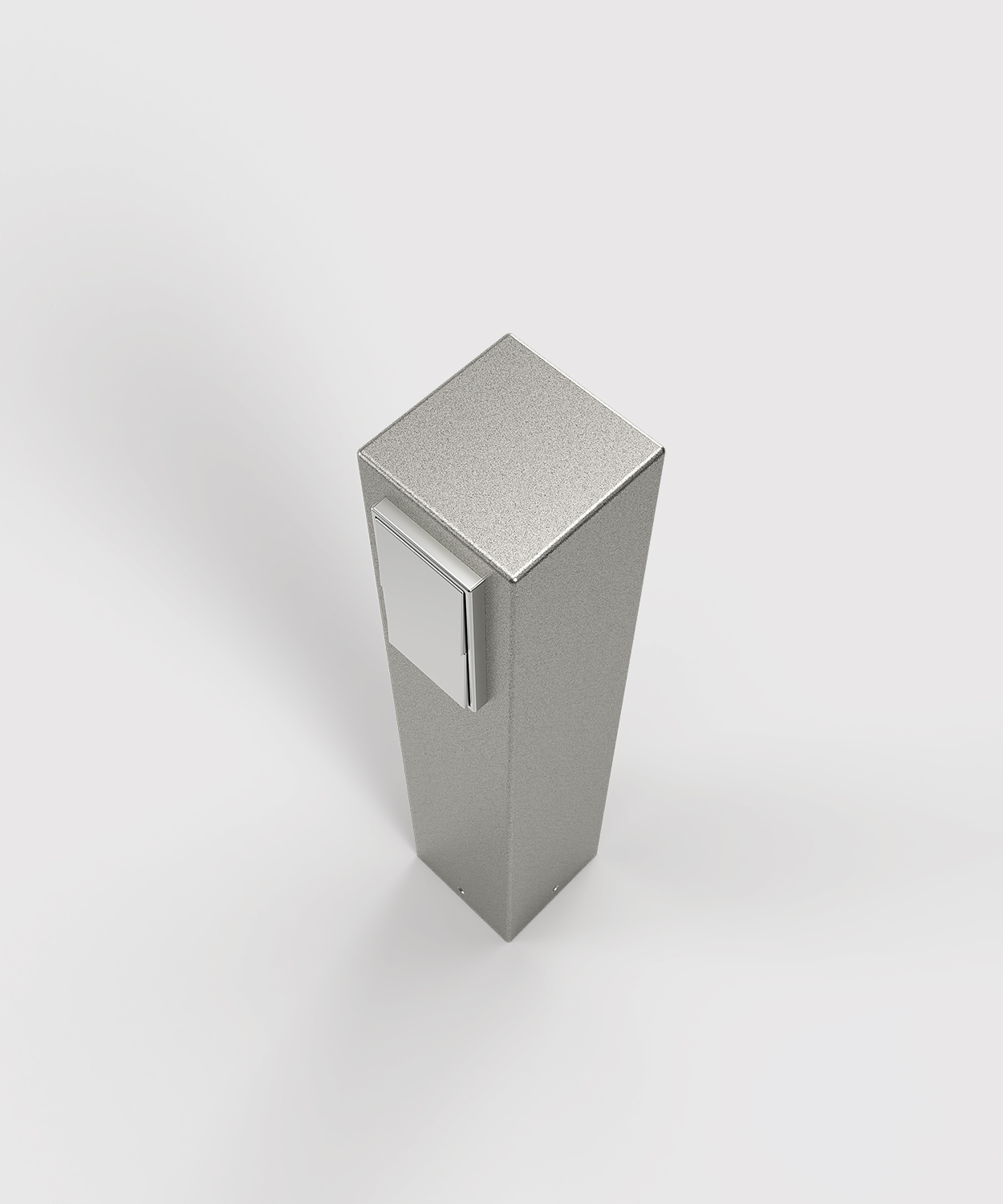 Energiesäule ES882-H650 in Farbe DB701 mit 2 x JUNG Steckdosen Ansicht von oben