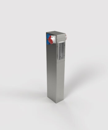 Stromsäule ES884-H1000 mit 2 x CEE und 4 x Schuko und Absicherung