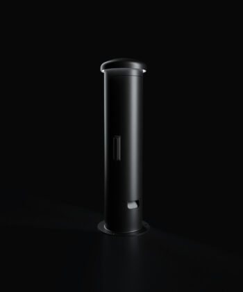 Strompoller ESP14 Tür geschlossen im Dunkeln mit Beleuchtung Farbe DB703